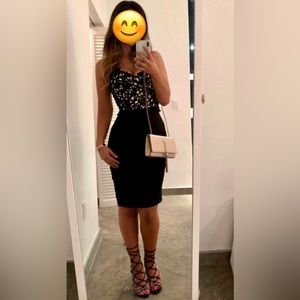 Corset Black Evening Dress  Size S